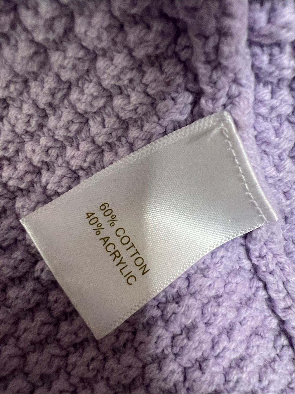 ☔️🪻🪁⚛️House of Harlow 1960 Lavender Pearl-Trim Cropped Knit Cardigan - Picture 7 of 9